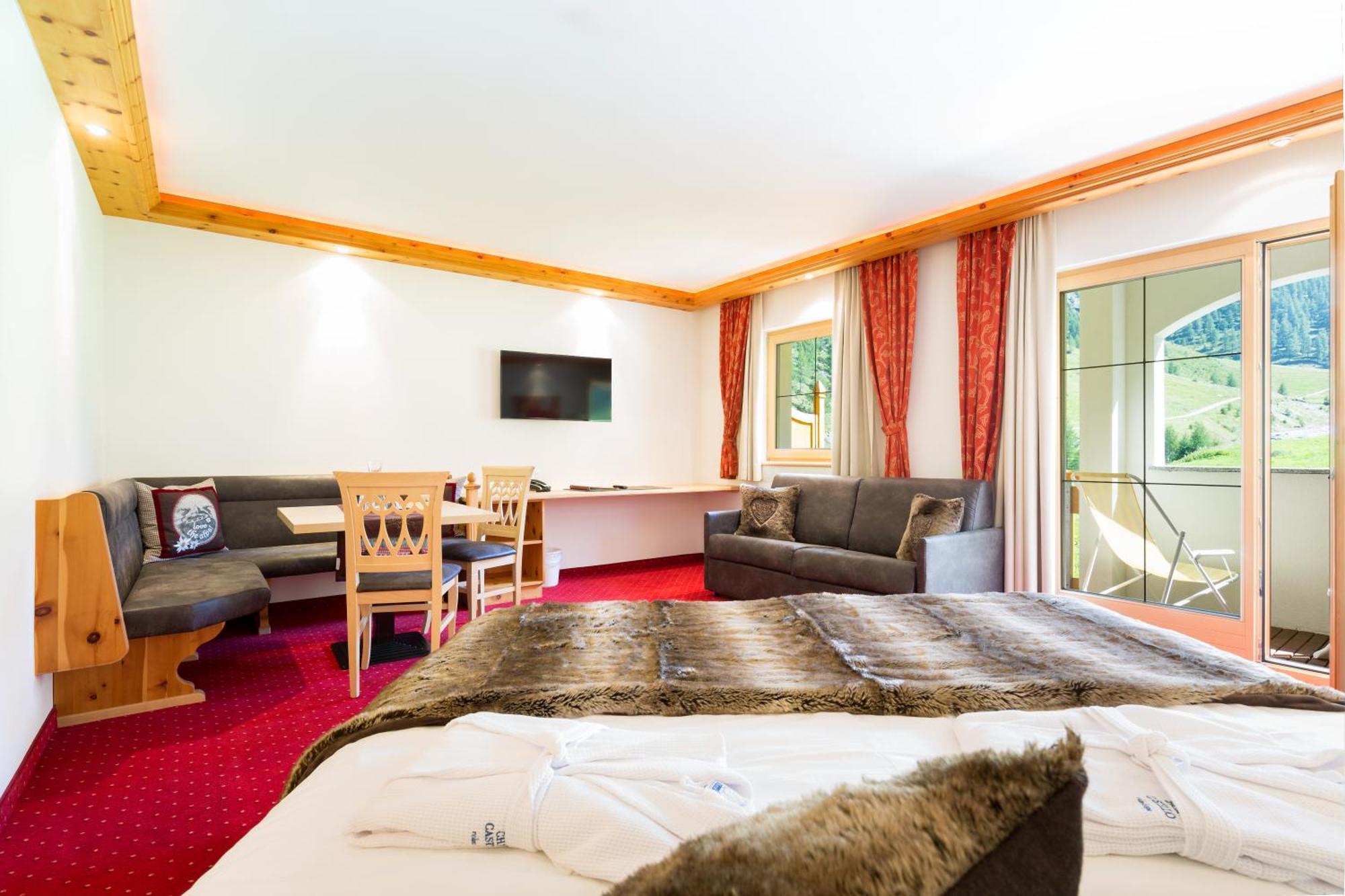 זאמנאון Chasa Castello Relax & Spa חדר תמונה